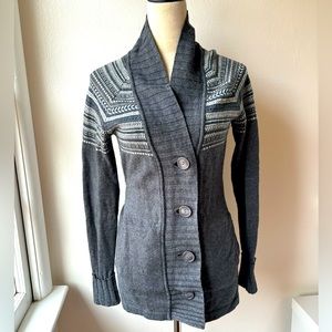 Patagonia Fair Isle Lambswool Cardigan Button Up Sweater - XS